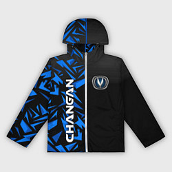 Ветровка с капюшоном женская Changan - blue uniform, цвет: 3D-белый