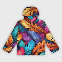 Женская ветровка Перья паттерн - нейросеть
