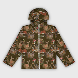 Женская ветровка Разные животные