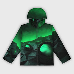 Женская ветровка Асимметрия растительного узора