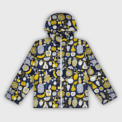 Женская ветровка Фруктовые каракули