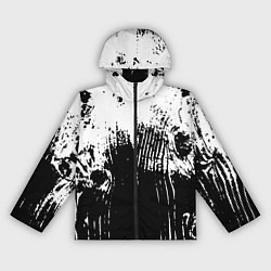 Женская ветровка Черно-белая абстракция гранж