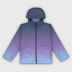 Женская ветровка Градиент синий фиолетовый голубой