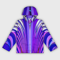 Женская ветровка Фиолетовые линии и полосы