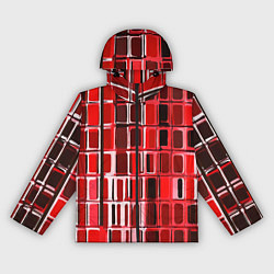 Женская ветровка Красные прямоугольники