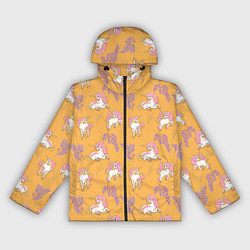 Женская ветровка Единорог цветная грива