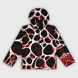 Женская ветровка Красная морская волна