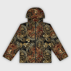 Женская ветровка Золотые узоры пейсли