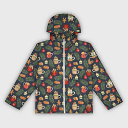 Женская ветровка Новогодние напитки