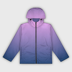 Женская ветровка Рассвет розовый и синий градиент 3d