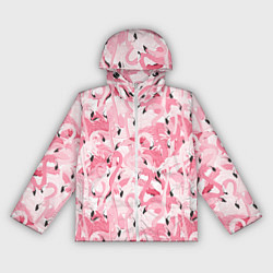 Женская ветровка Стая розовых фламинго