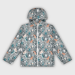 Женская ветровка Дикий тропический ягуар