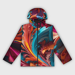 Женская ветровка Красивый яркий узорчик