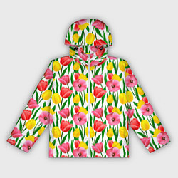 Женская ветровка Colorful tulips