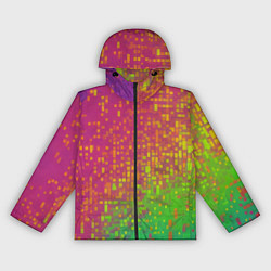 Женская ветровка Разноцветные пиксели