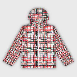 Женская ветровка Пересекаемые цветные полосы