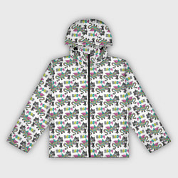 Женская ветровка Паттерн детский со Змеем Горынычем