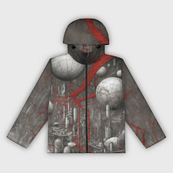 Женская ветровка Биотехнический городской пейзаж