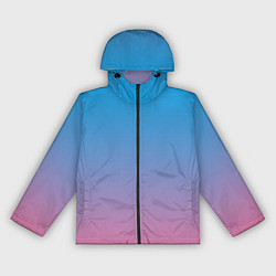 Женская ветровка Небесно-розовый градиент