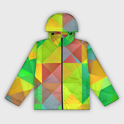 Женская ветровка Разноцветные фигуры
