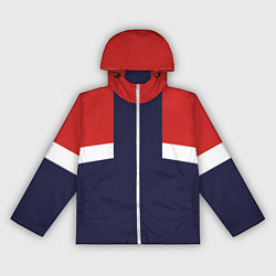 Ветровка с капюшоном женская Олимпийка 90х - Ретро, цвет: 3D-белый