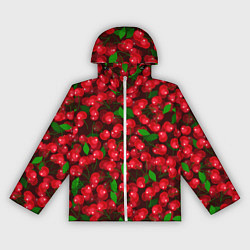 Женская ветровка Красная спелая вишня