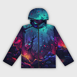 Женская ветровка Абстрактный камуфляж в кислотных абстрактных пятна