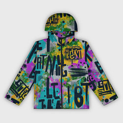 Женская ветровка Загадочный абстрактный текст на ярком фоне