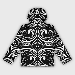 Женская ветровка Белое на чёрном