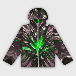 Женская ветровка Драгоценный камень зелёный