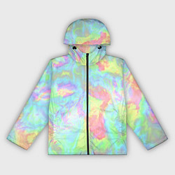 Женская ветровка Абстракция смесь красок