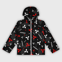Женская ветровка Mitsubishi - logo pattern