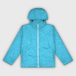 Женская ветровка Небесный голубой текстура однотонный