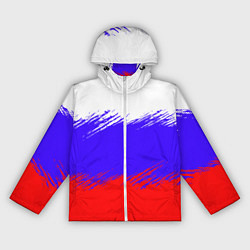 Женская ветровка Триколор штрихи