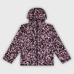 Женская ветровка Чёрно-розовый пятнистый