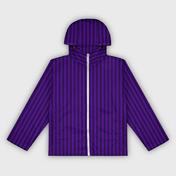 Женская ветровка Яркий фиолетовый в полоску
