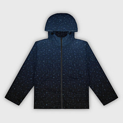 Женская ветровка Абстрактный сине-чёрный ночной