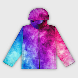 Ветровка с капюшоном женская Colorful smoke, цвет: 3D-черный