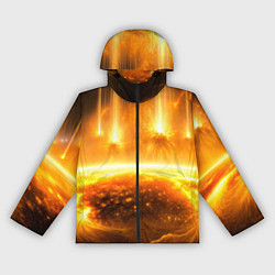 Женская ветровка Солнечная плазма вспышки