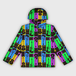 Женская ветровка Красочные гитары