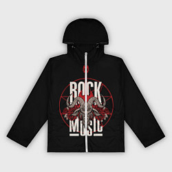 Женская ветровка Рок музыка - тяжёлый рок