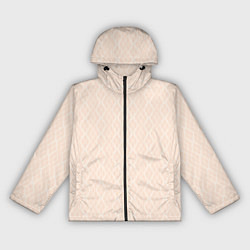 Женская ветровка Полосы узоры светло-бежевый