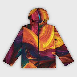 Женская ветровка Цветная абстракция colorful