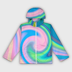 Женская ветровка Абстрактный разноцветный круговорот