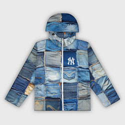 Женская ветровка Patchwork - New York yankees baseball team