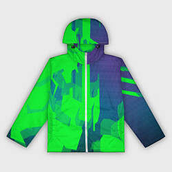 Женская ветровка Зеленый фиолет