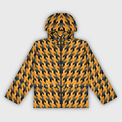 Женская ветровка Чёрно-жёлтый паттерн