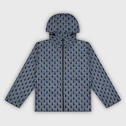 Женская ветровка Королевский узор тёмно-синий