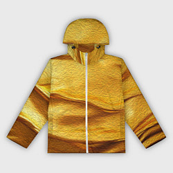 Женская ветровка Золотая поверхность с волнами и рябью