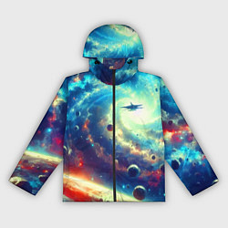 Женская ветровка Полёт к далёкой галактике - нейросеть